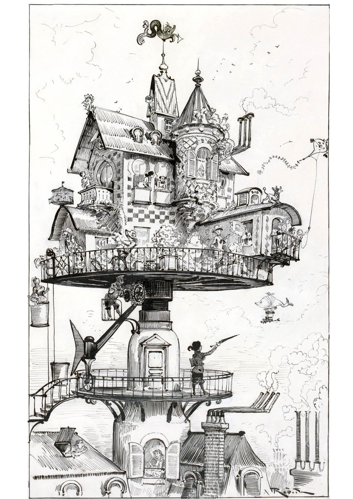 malvorlage haus der zukunft  1883  kostenlose