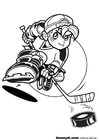 malvorlage Hockey
