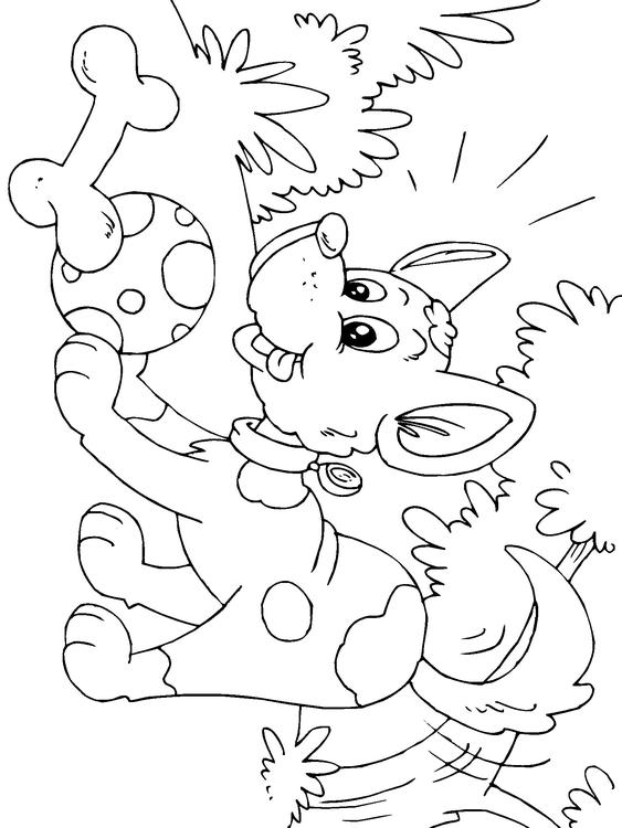  Malvorlage Hundebaby - Kostenlose Ausmalbilder Zum Ausdrucken - Bild 22698. Illustration 