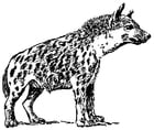 Malvorlagen Hyäne