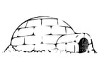 Malvorlage  Iglu