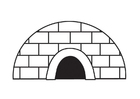 Malvorlagen Iglu