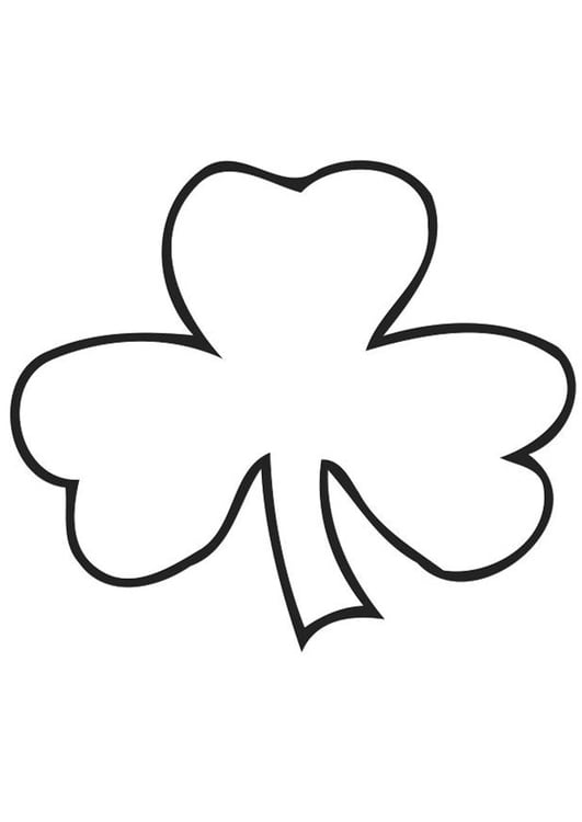 Malvorlage Irisches Kleeblatt Shamrock Kostenlose Ausmalbilder Zum Ausdrucken Bild