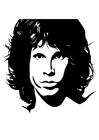 Malvorlage  Jim Morrison