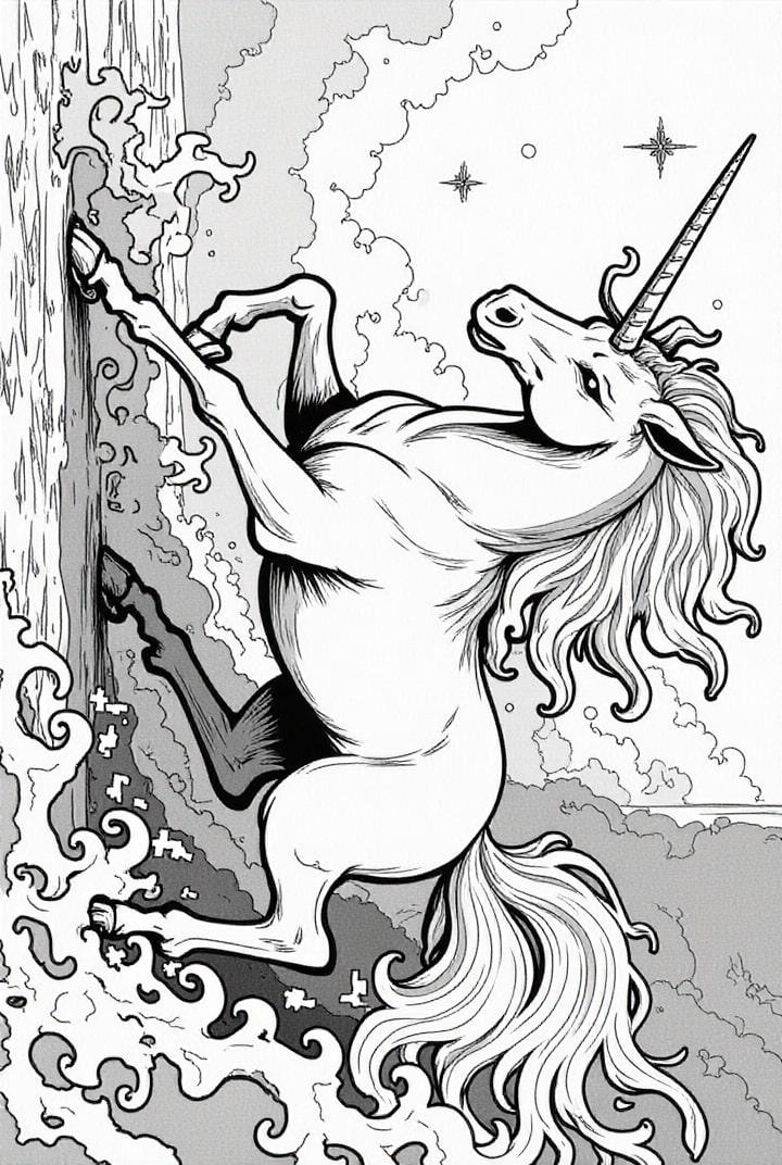 kÃ¤mpfendes Einhorn