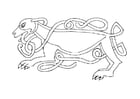 Malvorlagen keltischer Hund