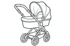 Malvorlage kinderwagen