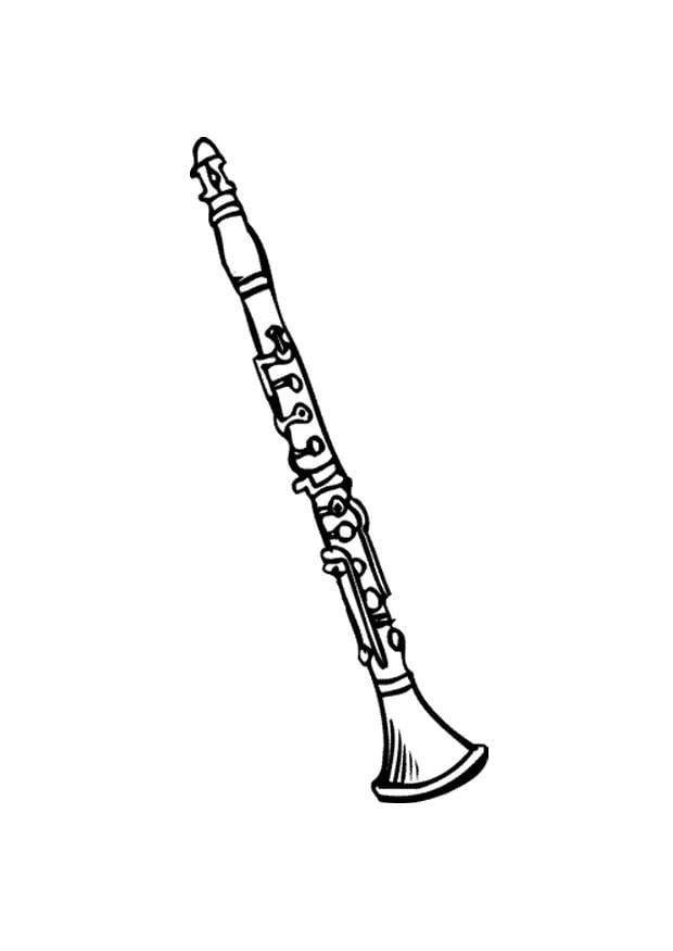 malvorlage klarinette 2  kostenlose ausmalbilder zum