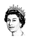 Malvorlagen Königin Elisabeth II