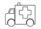 Malvorlage  Krankenwagen