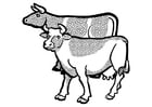 Malvorlagen Kühe