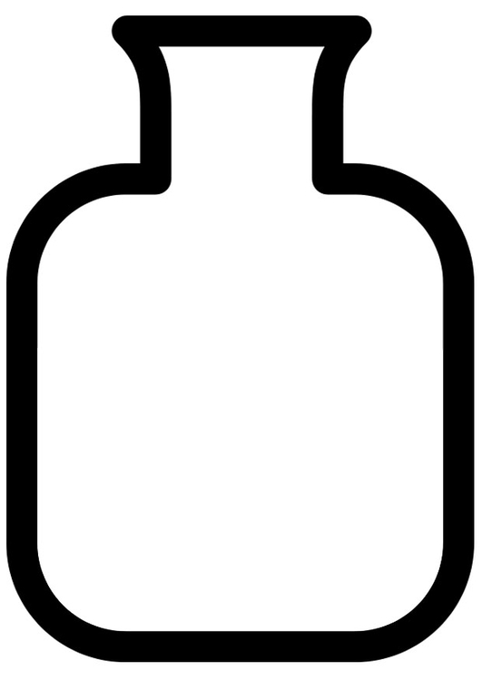 Malvorlage  Laborkolben