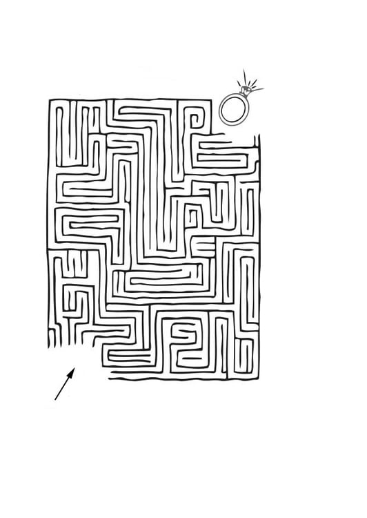 Malvorlage  Labyrinth Ring