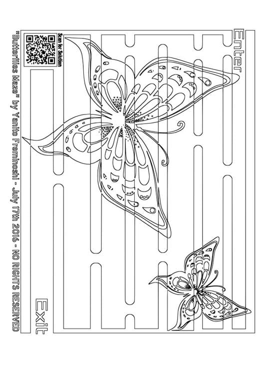 Labyrinth - Schmetterling