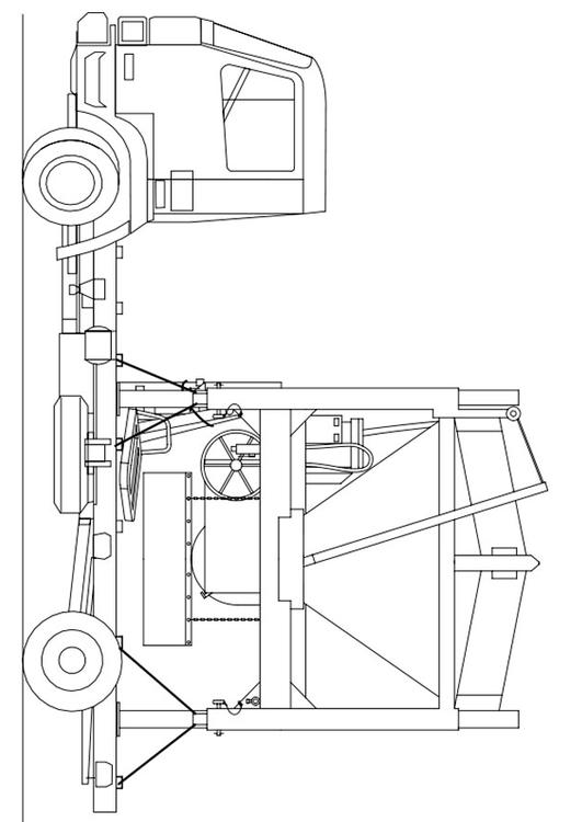 Lastwagen - Sandmixer