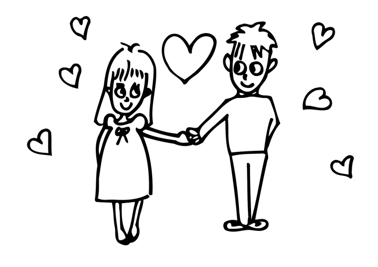 Malvorlage  Liebe