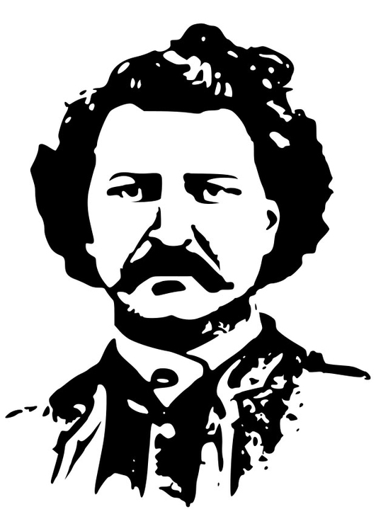 Malvorlage  Louis David Riel