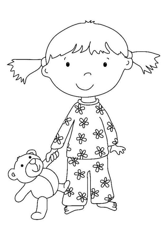 MÃ¤dchen mit KuschelbÃ¤r