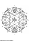 Malvorlage  Mandala-1402d