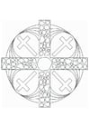 Malvorlagen Mandala Kreuz