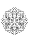 Malvorlage  Mandala