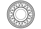 Malvorlage  Mandala1