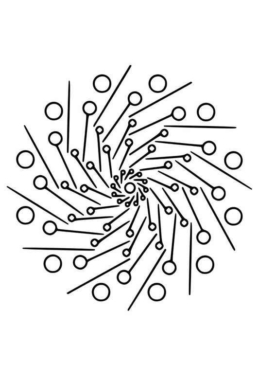 Malvorlage  Mandala16