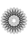 Malvorlage  Mandala28