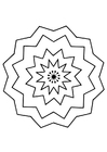 Malvorlage  Mandala9