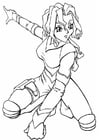 Malvorlage  Manga Spacegirl