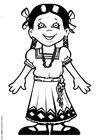 malvorlage Maria Mexiko