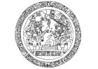 Malvorlagen Maya Bild im Kreis