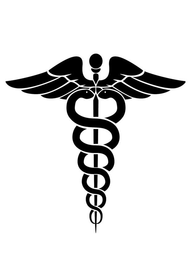 Malvorlage  Medizinsymbol