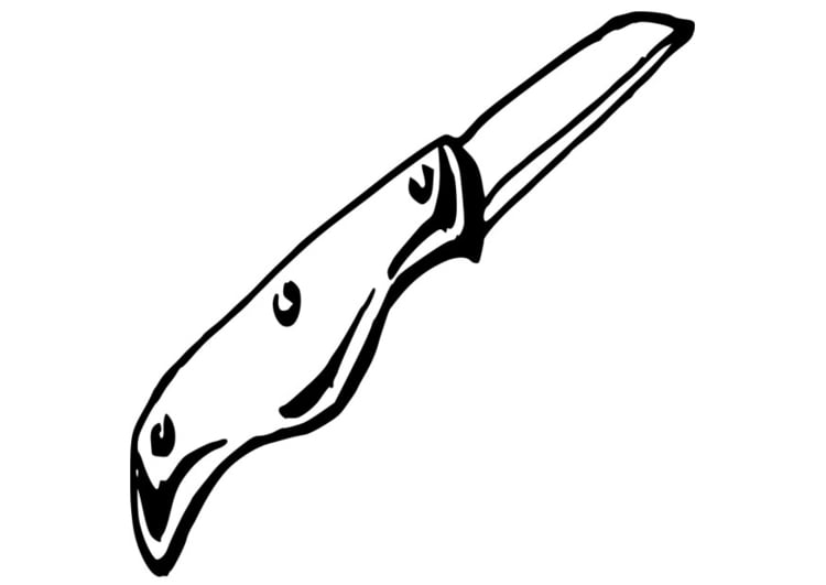 Malvorlage  Messer