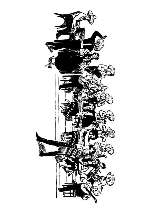 mexikanisches Orchester