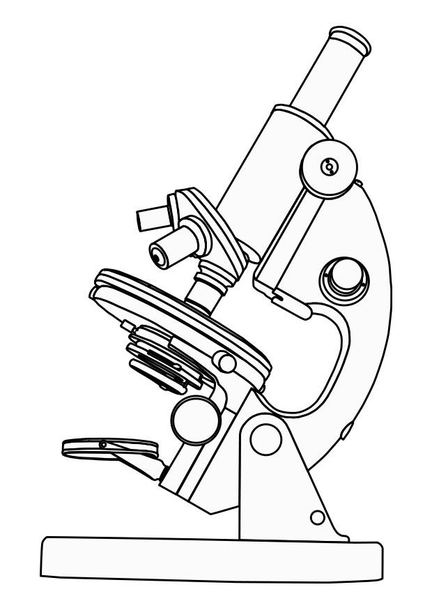 Malvorlage  Mikroskop
