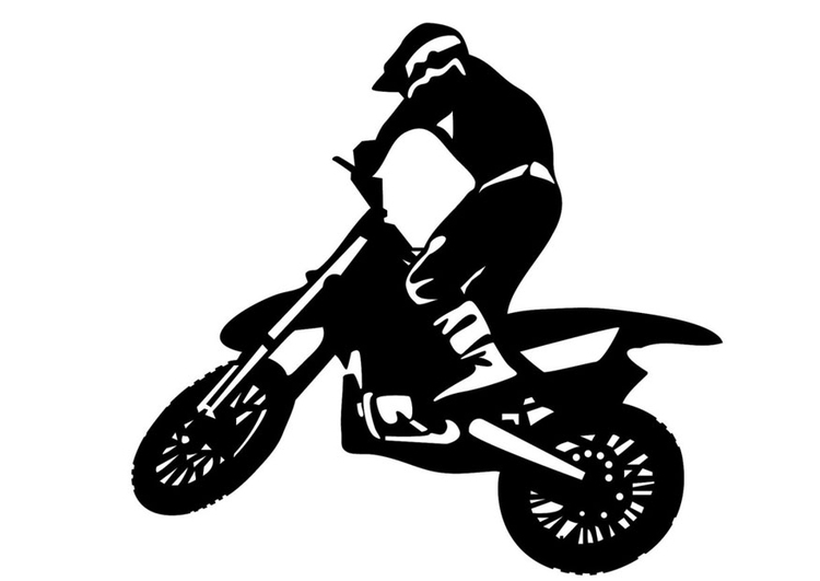 Malvorlage  Motorcross