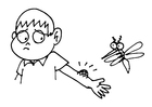 Malvorlagen Mückenstich