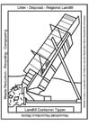 Malvorlagen Müllverarbeitung - Müllcontainer