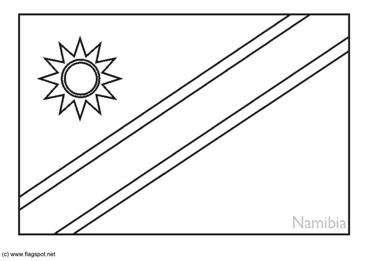 Malvorlage Namibien - Kostenlose Ausmalbilder Zum Ausdrucken - Bild 6207.