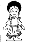 malvorlage Natascha Russland