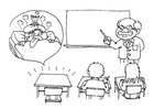 malvorlage nicht in der Schule wegen Krankheit