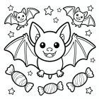 niedliche Vampirfledermäuse