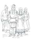 Malvorlage  Nimiipu Indianer