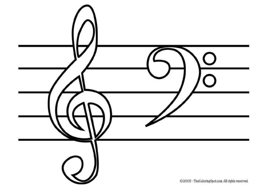 ausmalbilder noten ausmalbilder noten
