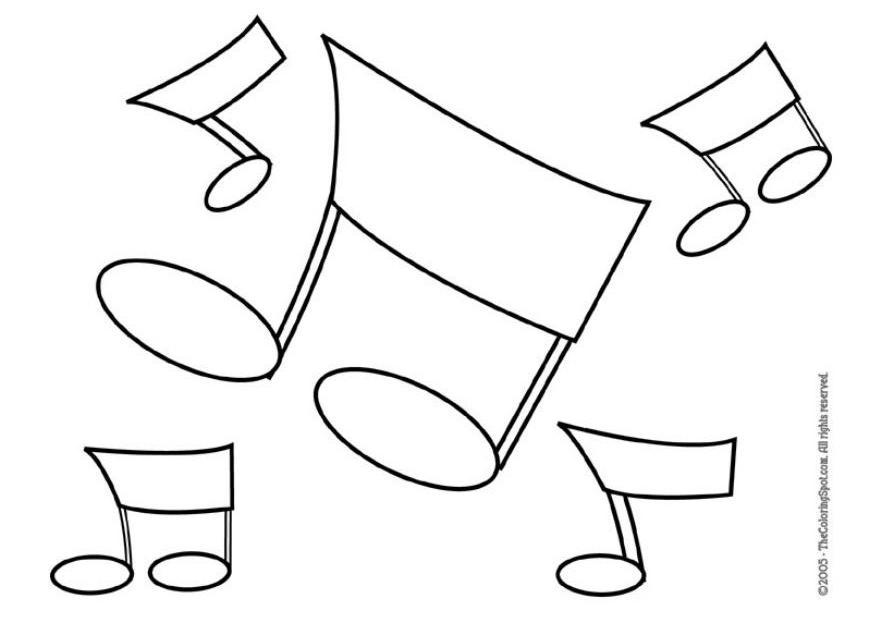 ausmalbilder noten ausmalbilder noten