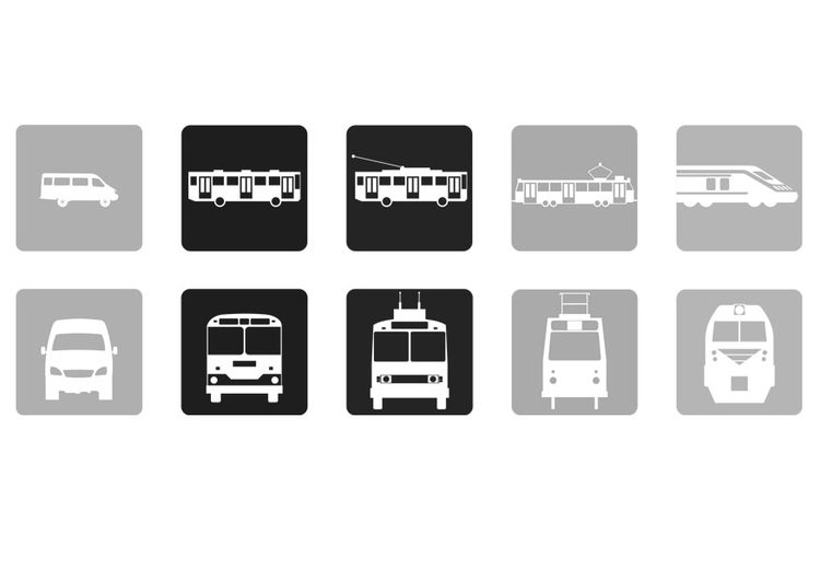 Malvorlage  Ã–ffentlicher Transport