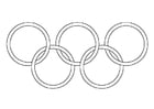 Malvorlagen Olympische Ringe