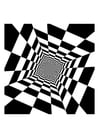 Malvorlagen optische Illusion