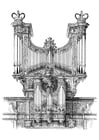Malvorlagen Orgel